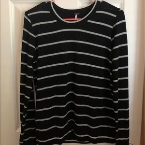 Poof! NEW Black & White Long Sleeves Shirt